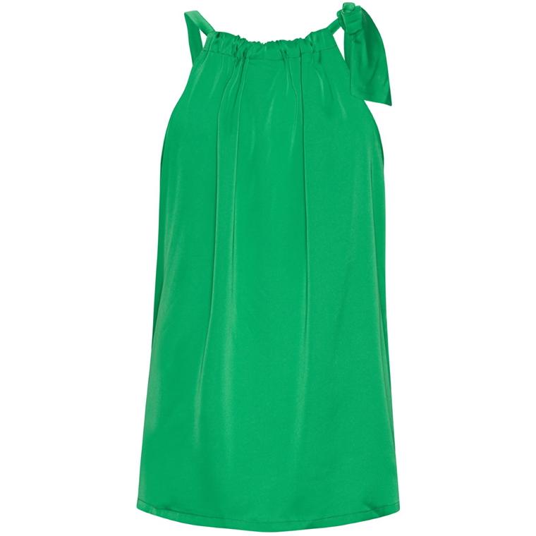 Karmamia Ruffle Tie Top, Emerald